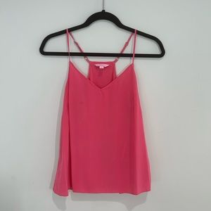 Lilly Pulitzer Dusk racer back silk tank top. Size Medium.